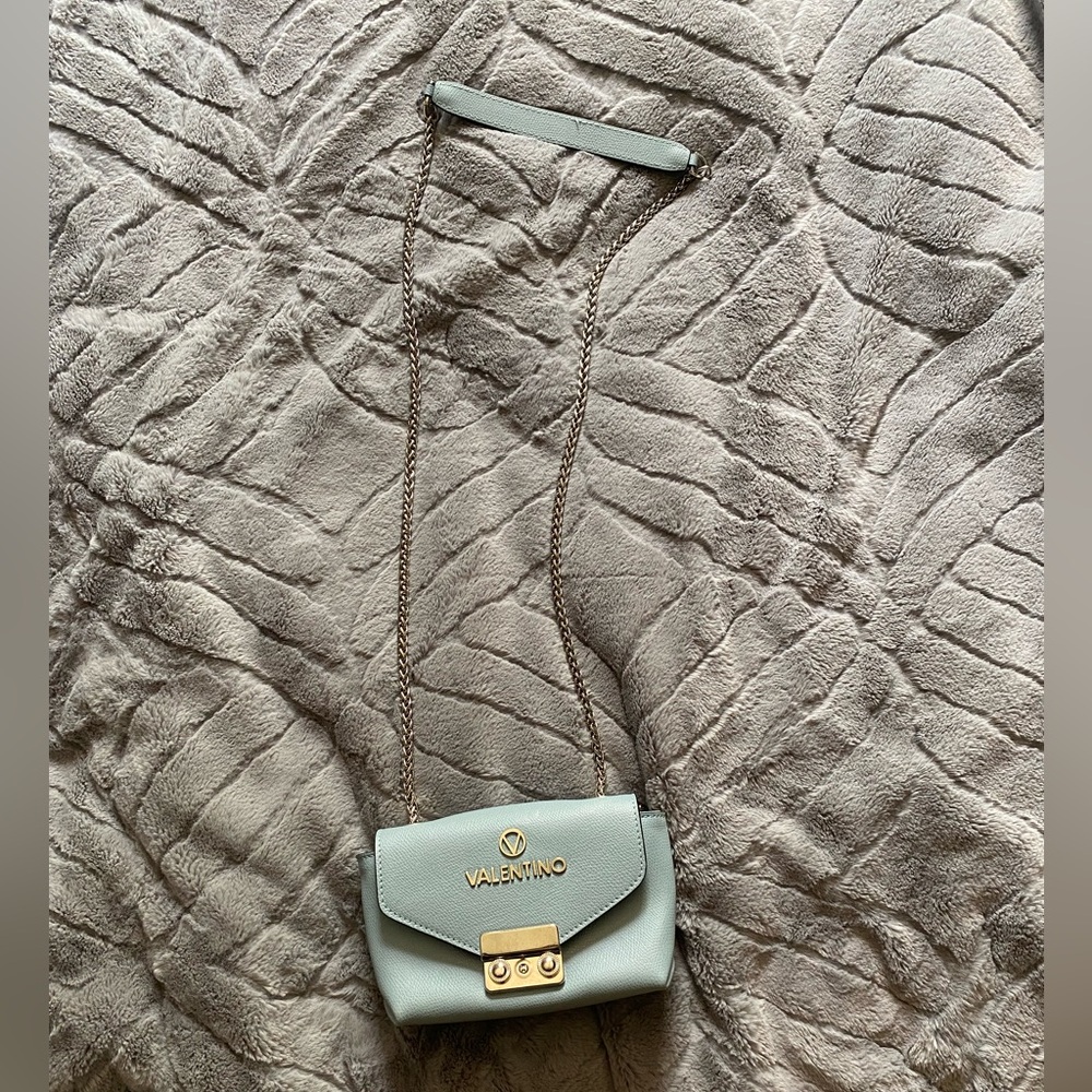Valentino light blue crossbody bag